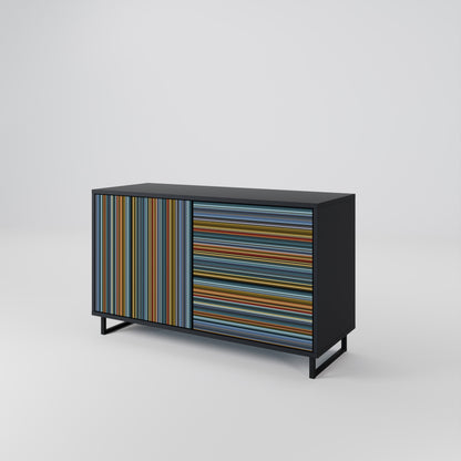 LINEOUT SPECTRUM 2-Door Sideboard in Black Finish