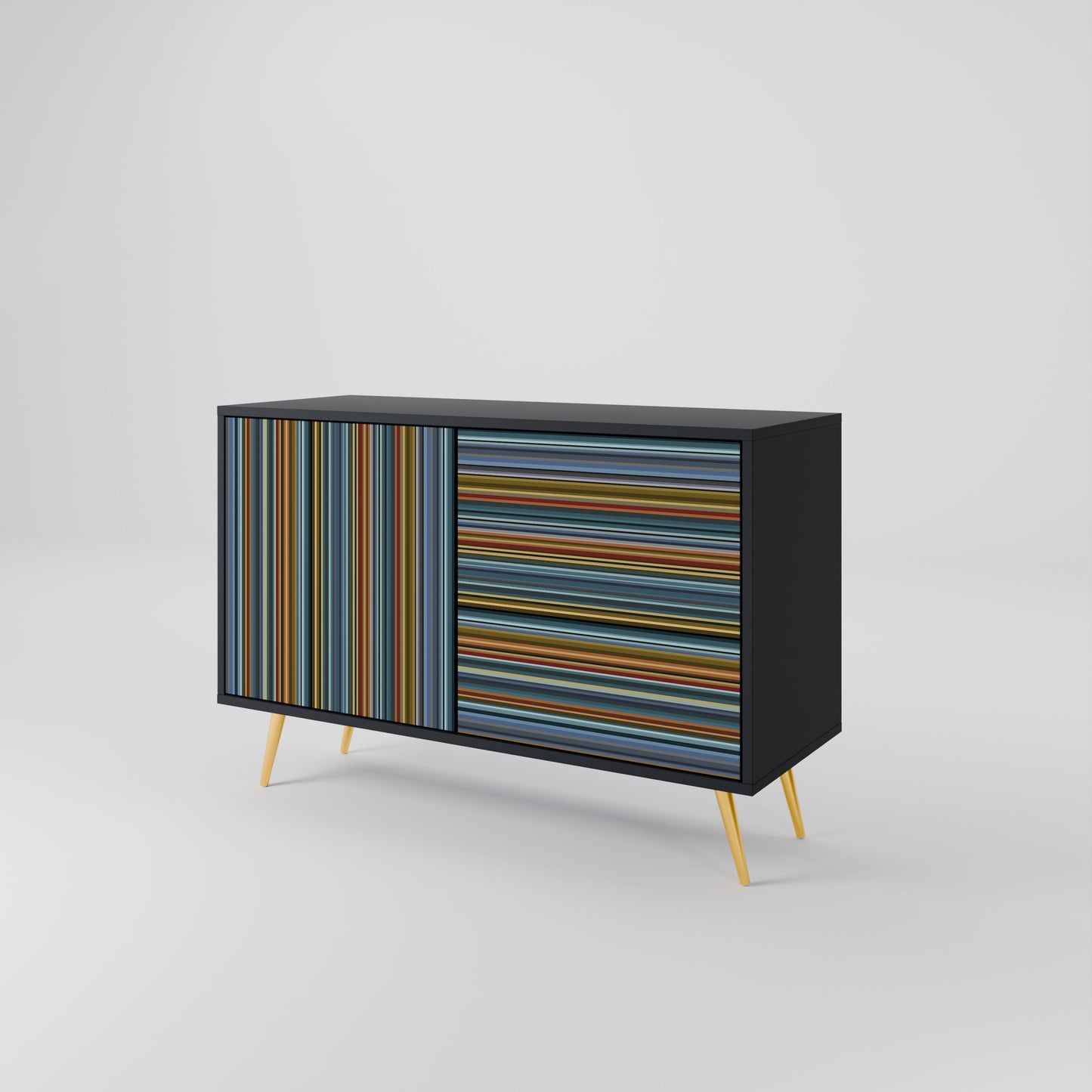 LINEOUT SPECTRUM 2-Door Sideboard in Black Finish