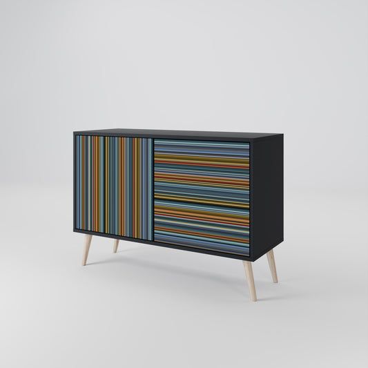 LINEOUT SPECTRUM 2-Door Sideboard in Black Finish