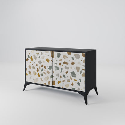 PIECES OF TOMORROW 2-Door Sideboard in Black Finish