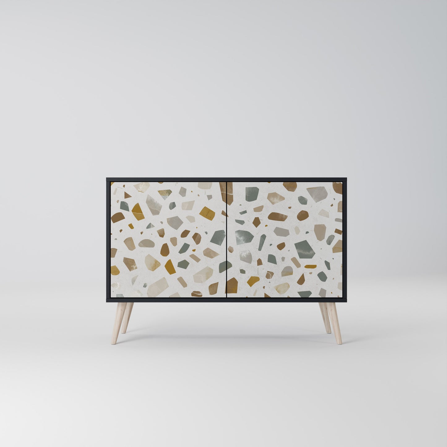 PIECES OF TOMORROW 2-Door Sideboard in Black Finish