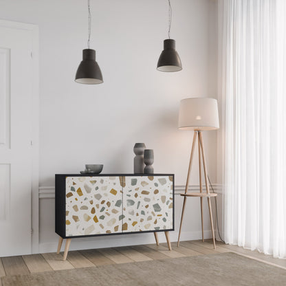 PIECES OF TOMORROW 2-Door Sideboard in Black Finish