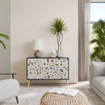 PIECES OF TOMORROW 2-Door Sideboard in Black Finish