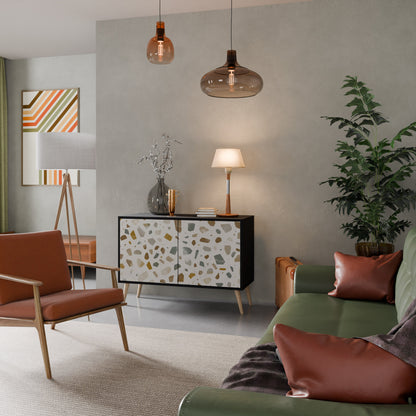 PIECES OF TOMORROW 2-Door Sideboard in Black Finish