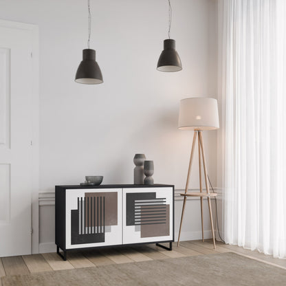 SHADOW SYNCHRONY 2-Door Sideboard in Black Finish