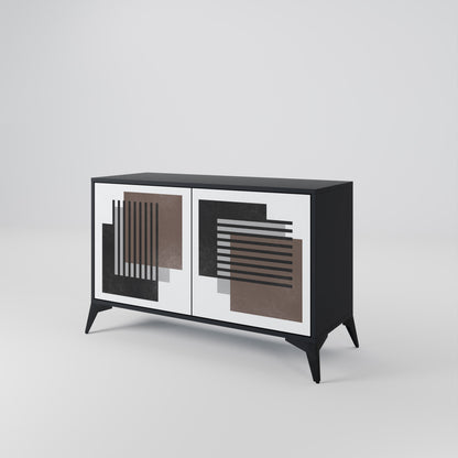 SHADOW SYNCHRONY 2-Door Sideboard in Black Finish