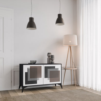 SHADOW SYNCHRONY 2-Door Sideboard in Black Finish