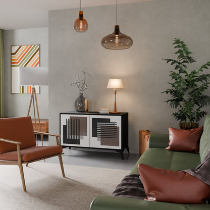 SHADOW SYNCHRONY 2-Door Sideboard in Black Finish