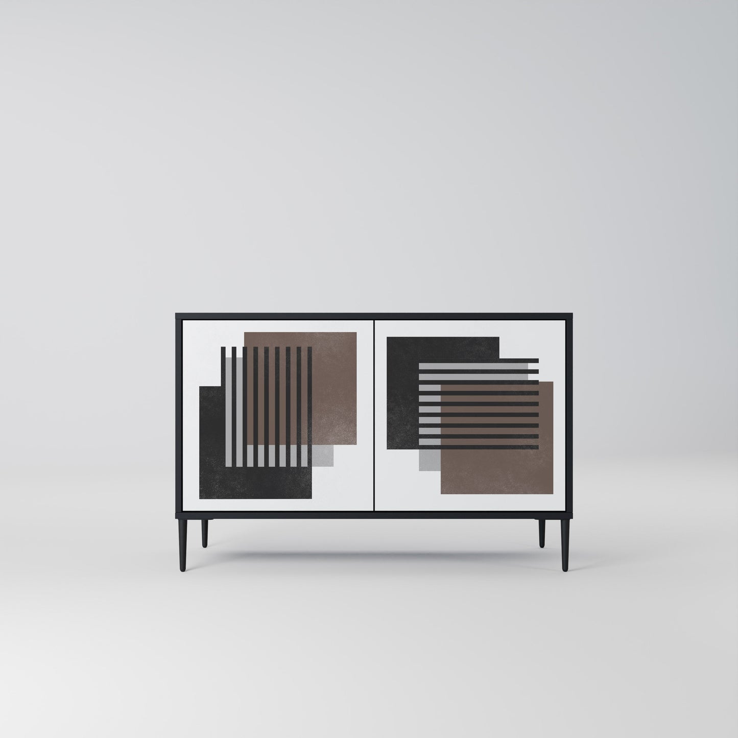 SHADOW SYNCHRONY 2-Door Sideboard in Black Finish