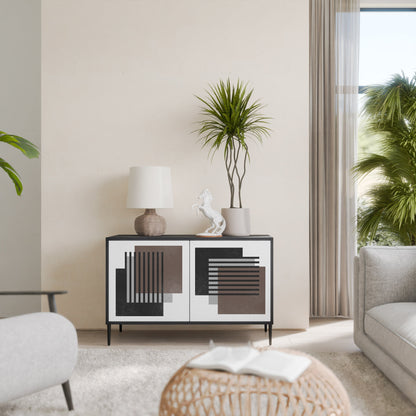 SHADOW SYNCHRONY 2-Door Sideboard in Black Finish