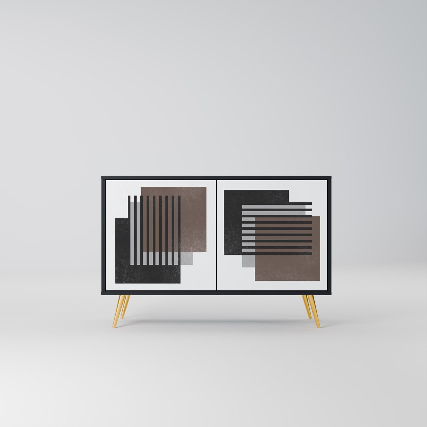 SHADOW SYNCHRONY 2-Door Sideboard in Black Finish