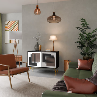 SHADOW SYNCHRONY 2-Door Sideboard in Black Finish