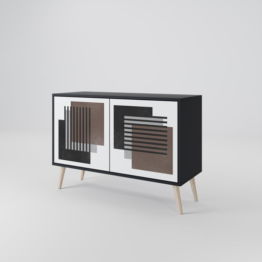 SHADOW SYNCHRONY 2-Door Sideboard in Black Finish