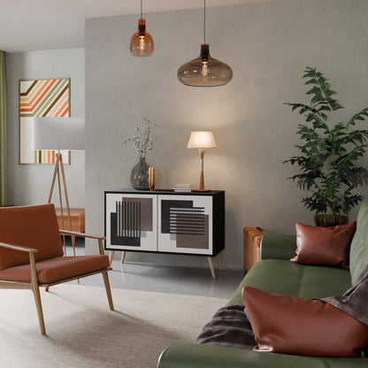 SHADOW SYNCHRONY 2-Door Sideboard in Black Finish