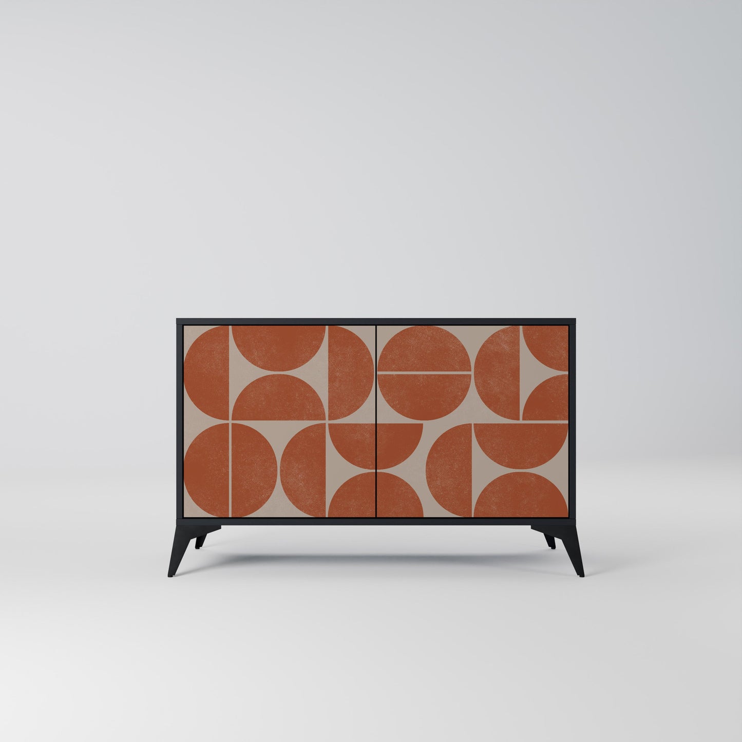 REPETITION COMPULSION 2-Door Sideboard in Black Finish