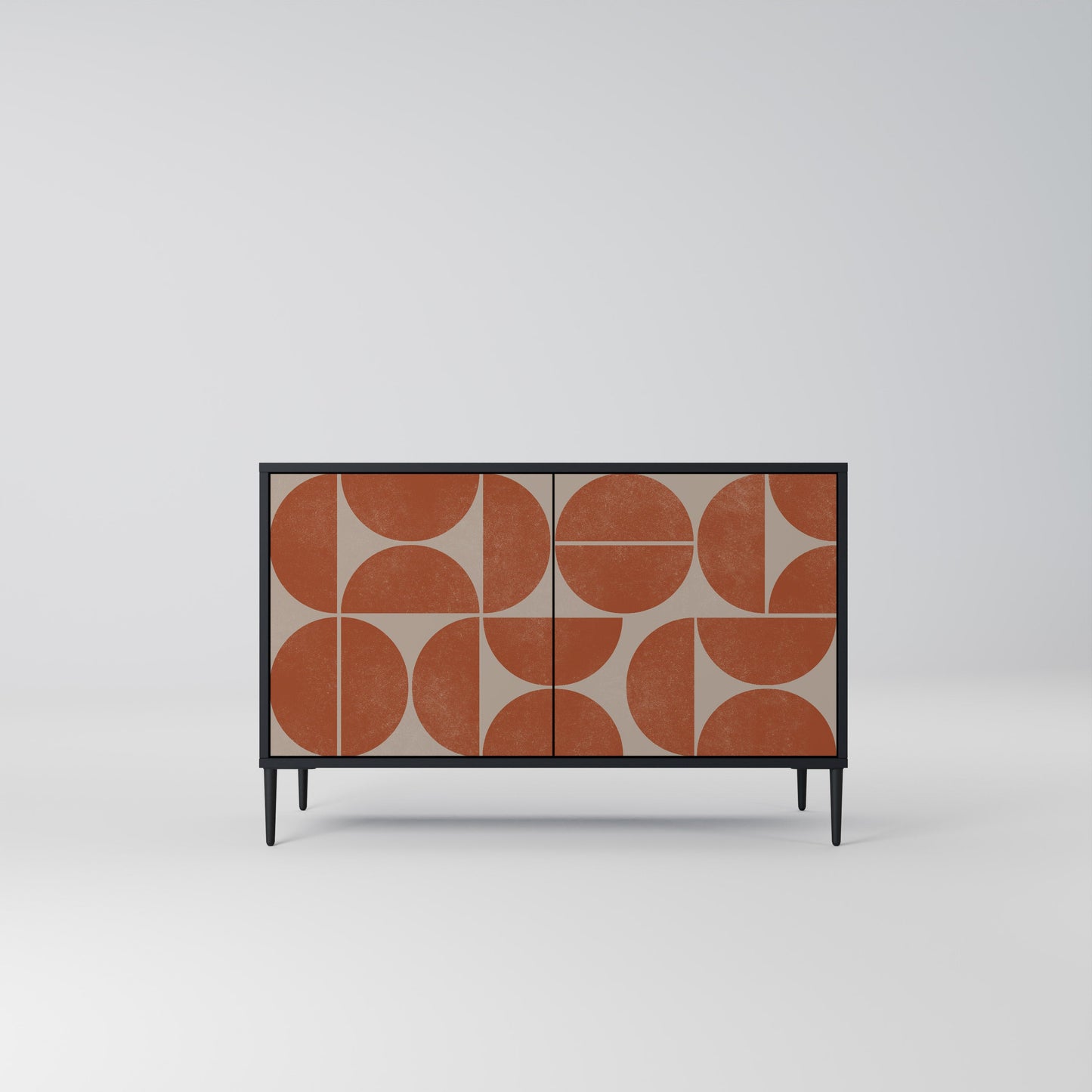 REPETITION COMPULSION 2-Door Sideboard in Black Finish