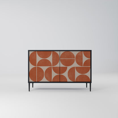 REPETITION COMPULSION 2-Door Sideboard in Black Finish