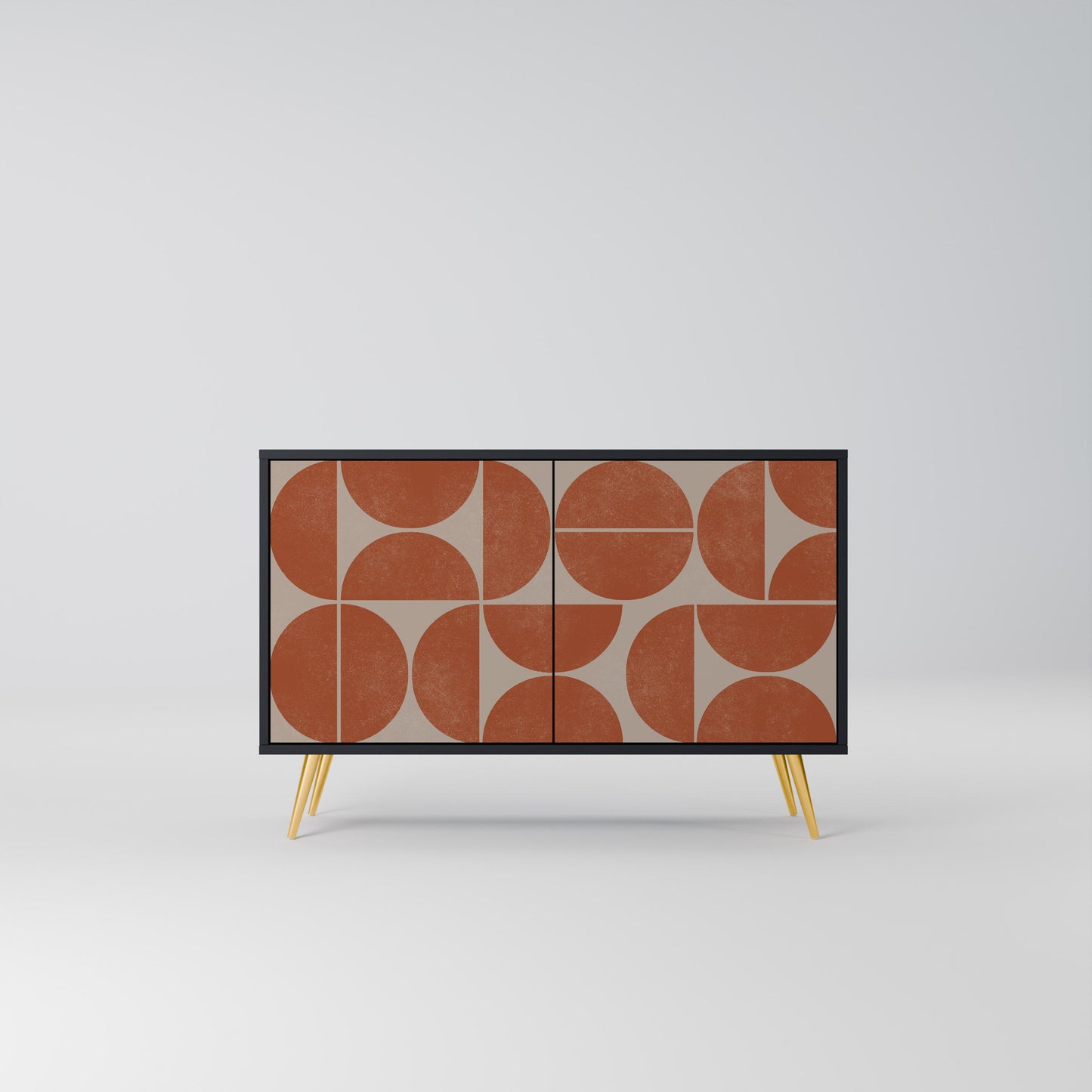 REPETITION COMPULSION 2-Door Sideboard in Black Finish