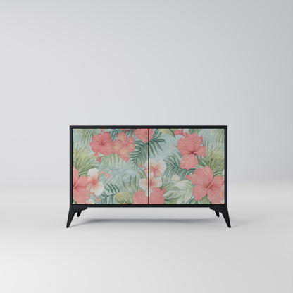 HAWAIIAN SPIRIT 2-Door Sideboard in Black Finish