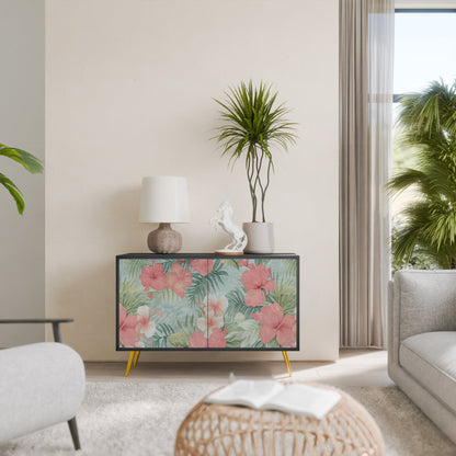 HAWAIIAN SPIRIT 2-Door Sideboard in Black Finish