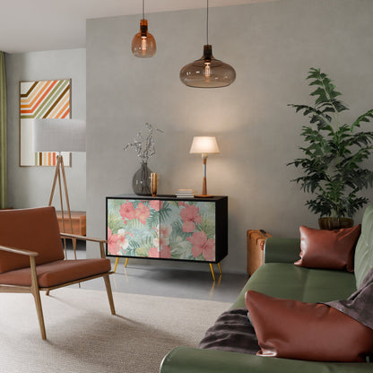 HAWAIIAN SPIRIT 2-Door Sideboard in Black Finish