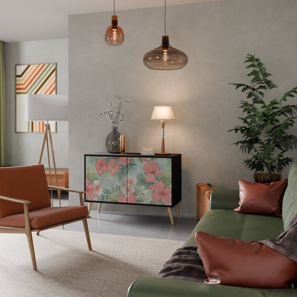 HAWAIIAN SPIRIT 2-Door Sideboard in Black Finish