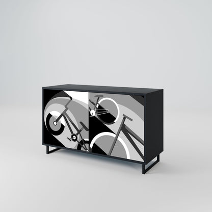 BIKE ENERGY Madia a 2 Ante in Finitura Nera