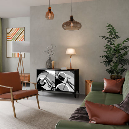 BIKE ENERGY Madia a 2 Ante in Finitura Nera