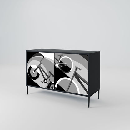 BIKE ENERGY Madia a 2 Ante in Finitura Nera