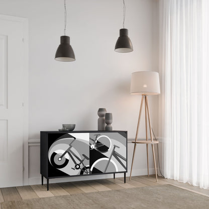 BIKE ENERGY Madia a 2 Ante in Finitura Nera