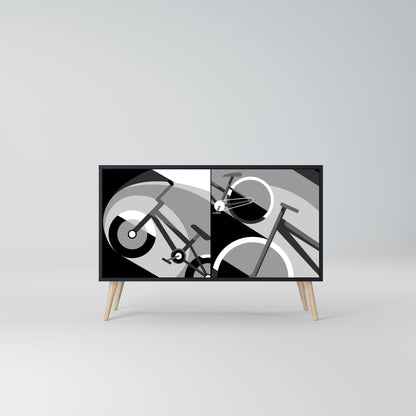 BIKE ENERGY Madia a 2 Ante in Finitura Nera