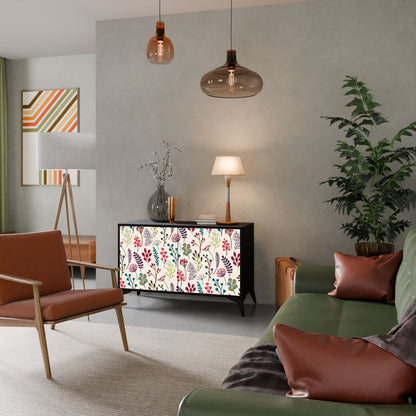 AUTUMN SUNDRIES Madia a 2 Ante in Finitura Nera