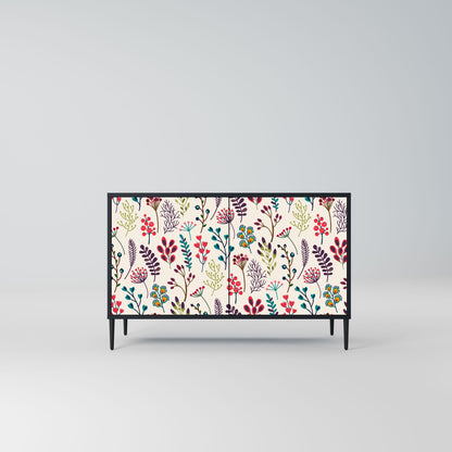 AUTUMN SUNDRIES Madia a 2 Ante in Finitura Nera