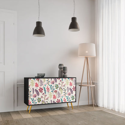 AUTUMN SUNDRIES Madia a 2 Ante in Finitura Nera