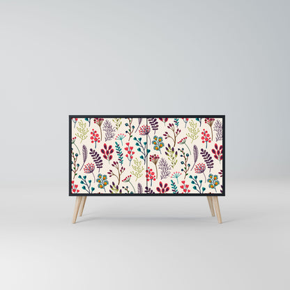 AUTUMN SUNDRIES Madia a 2 Ante in Finitura Nera