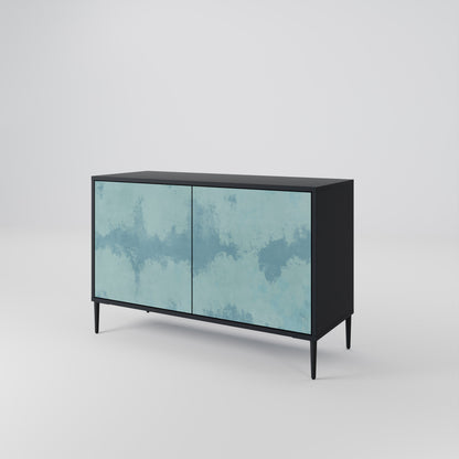 SKY WASH 2-Door Sideboard in Black Finish