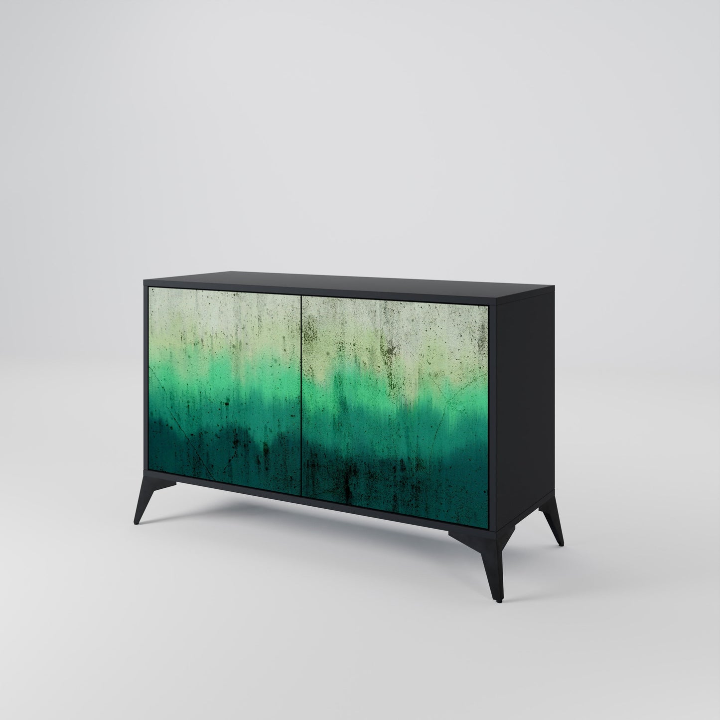 NORTHERN LIGHTS 2-Door Sideboard in Black Finish