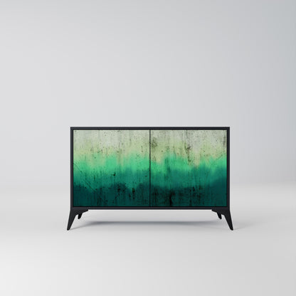 NORTHERN LIGHTS 2-Door Sideboard in Black Finish