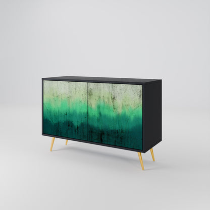 NORTHERN LIGHTS 2-Door Sideboard in Black Finish