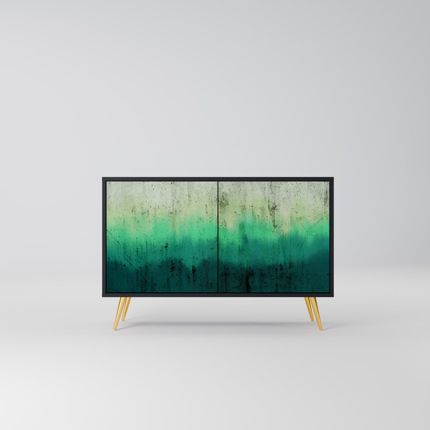 NORTHERN LIGHTS 2-Door Sideboard in Black Finish