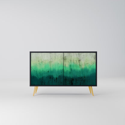 NORTHERN LIGHTS 2-Door Sideboard in Black Finish