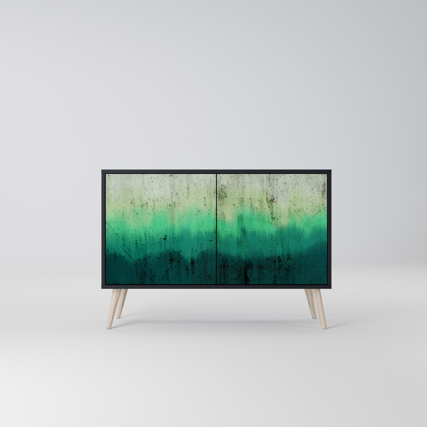 NORTHERN LIGHTS 2-Door Sideboard in Black Finish