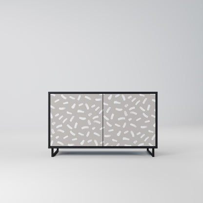 PASSING SECONDS 2-Door Sideboard in Black Finish