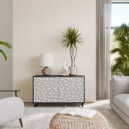 PASSING SECONDS 2-Door Sideboard in Black Finish