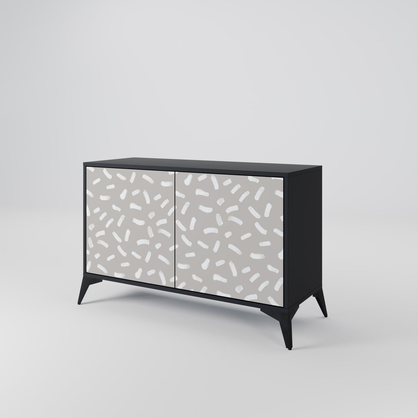 PASSING SECONDS 2-Door Sideboard in Black Finish