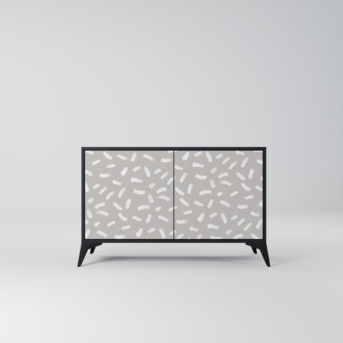 PASSING SECONDS 2-Door Sideboard in Black Finish