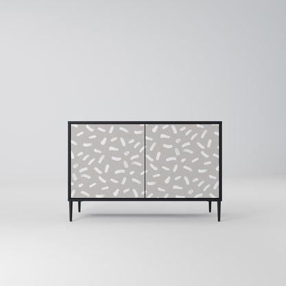 PASSING SECONDS 2-Door Sideboard in Black Finish