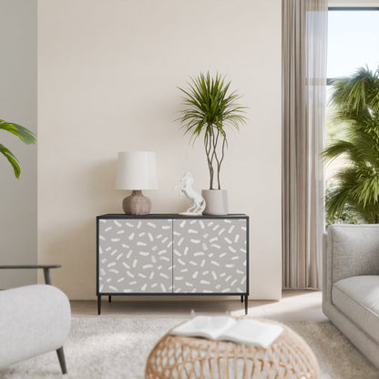 PASSING SECONDS 2-Door Sideboard in Black Finish