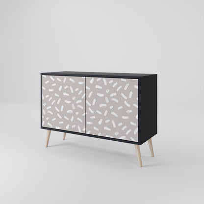 PASSING SECONDS 2-Door Sideboard in Black Finish