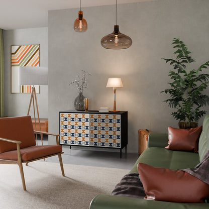 REFLECTION RANGE 2-Door Sideboard in Black Finish